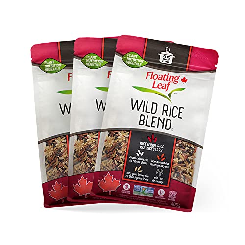 Floating Leaf Wild Rice Blend, Vegan Rice with Nutty Aroma, Flavorful