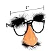 Dazzling Toys Classic Disguise | Great Party Favor| Disguise Glasses with Funny Nose, Eyebrows & Mustache Glasses | Pack of 12 | Manufactured