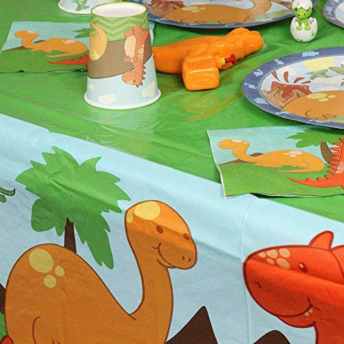 Blue Orchards Little Dinosaur Tablecovers (2), Birthday Party Supplies, Baby Shower Party Tableware, Great for Dinosaur Parties, First Birthday Celebrations and Much More!