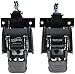 CargoBuckle F18816 Ladder Rack Tie-Down System, Square Mount Self Retracting Ratchet Straps for Trucks, 2-inch x 7-Feet (Pack of 2)