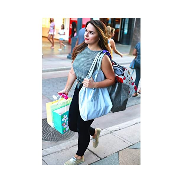 Click & Carry Grocery Bag Carrier with Soft Cushion Grip. Use as a