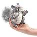 Folkmanis Mini Chinchilla Finger Puppet, Multi-Colored (Model: 2759)