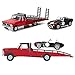 GREENLIGHT 1:64 H.D. TRUCKS SERIES 8 - 1970 FORD F-350 RAMP TRUCK AND SHELBY COBRA 427 SC 33080-B