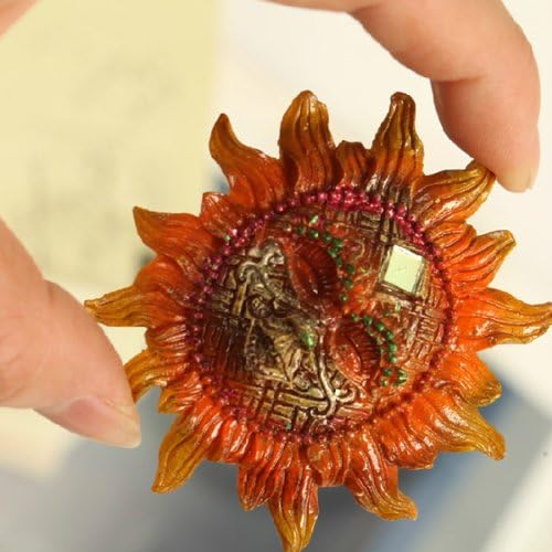 Creative Resin Relief Novelty Sun Fridge Magnets .