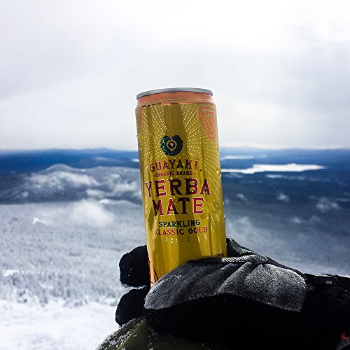 Guayaki Yerba Mate Classic Gold Sparkling Mate, 12 Fluid Ounce 12 per