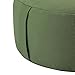 REEHUT Zafu Yoga Meditation Cushion, Round Meditation Pillow Filled with Buckwheat, Zippered Organic Cotton Cover, Machine Washable - 4 Colors and 3 Sizes (Green, 16