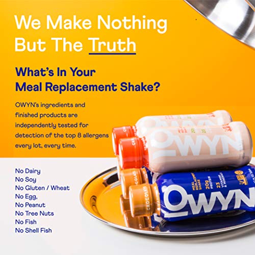 OWYN 100 Vegan Protein Shake, Meal Replacement for Weight Management