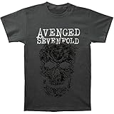 Avenged Sevenfold Grey Skull Men's T-Shirt - Grey
