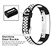 iGK For Fitbit Alta Bands and Fitbit Alta HR Bands, Newest Adjustable Sport Strap Replacement Bands for Fitbit Alta and Fitbit Alta HR Smartwatch Fitness Wristbands Silicone White