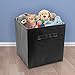 Sorbus Foldable Storage Cubes - 6 Pack, 11 Inch, Black, Fabric, Foldable, Storage and Organization, Versatile Use, Collapsible Storage, Lightweight and Durable