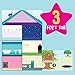Craft-tastic Jr – Wall Sticker Playhouse – 3-Foot Tall Dreamhouse with Over 650 Reusable Stickers