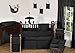 Sweet Jojo Designs Black Microsuede Fitted Crib Sheet for Black Minky Dot Baby/Toddler Bedding Collection Set