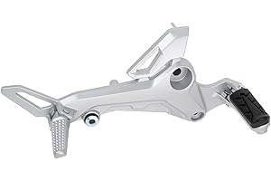 Mokuo Motorcycle Right Side Footpegs Pedal Footrest Assembly in Aluminum Alloy Compatible with Honda Grom Msx125 SF 2017-2020 Parts, Right Side