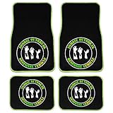 UAA 4pc Zombie Outbreak Response Vehicle Universal Front & Rear Carpet Mat Set