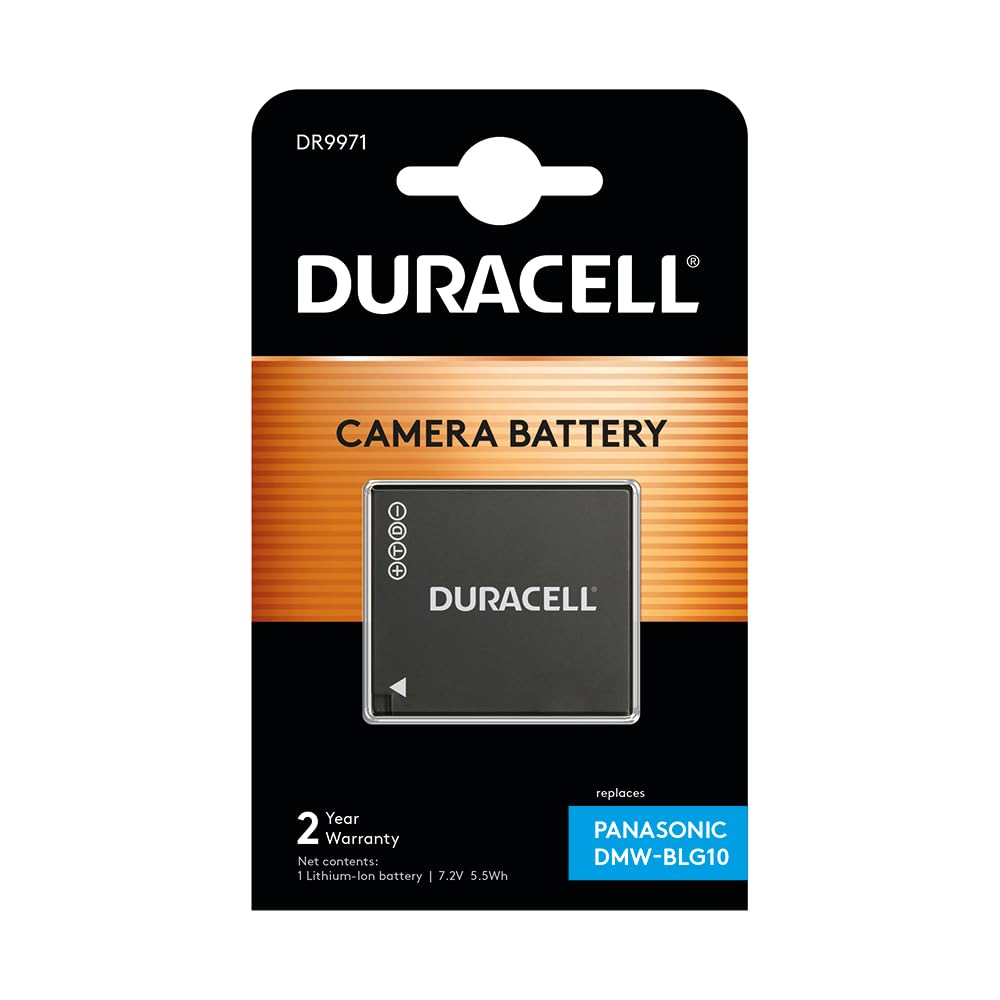 DURACELL DR9971 7.2V 750mAh Digital Camera Batteries for Panasonic DMW-BLE9