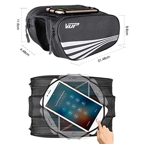 VUP Bicycle Handlebar Bag(Dark Brown)