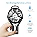 isYoung Rechargeable Handheld USB Misting Fan (Black)