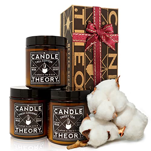 Candle Theory Man Cave Decor, 4 Oz Candels Room Decor for Men, Candles