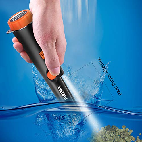UNIROI UD002 Pinpointer Metal Detector 9V Battery, IP65 Water-Resistant Treasure Hunting Tool Buzzer Vibration LED Indicator - Thumbnail 2