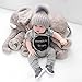 Infant Newborn Baby Girl Bodysuit Mama's Boy Romper Jumpsuit Outfits Clothes (6-9 Months, Gray)