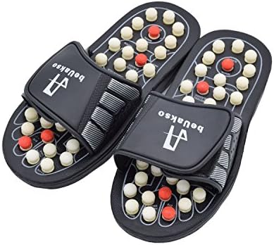 Kkika Rotating Accupressure Reflex Massage Men Shoes and Women Shoes Foot Massager Sandals For Man 10-10.5/Women 11-11.5