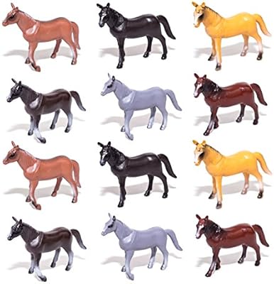 Neliblu 1 Dozen Horse Toys 4 Realistic Horses Realistic Horses