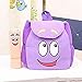 WEN FEIYU Dora Explorer Backpack Rescue Bag with Map,Pre-Kindergarten Dora Backpack Purple