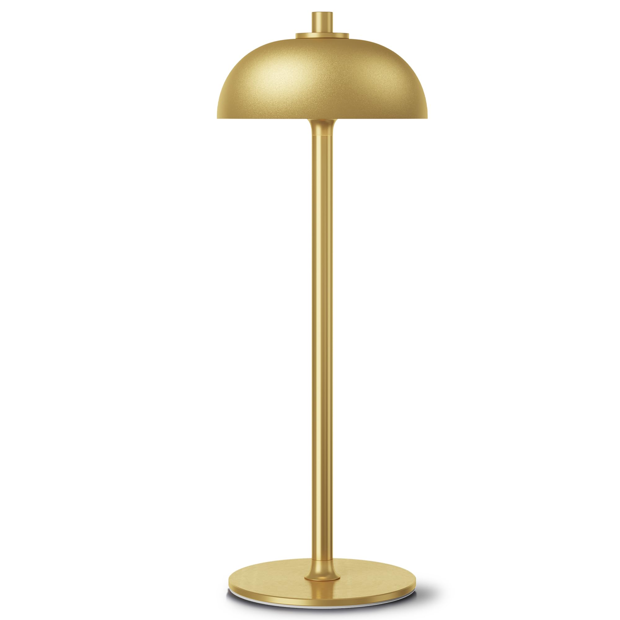 Photo 1 of ***MISSING PARTS*** JONEMO Rechargeable Cordless Table Lamp - 5000mAh Battery Operated Table Light, 3 Color Stepless Dimmable LED Table Lamp with Memory Function for Indoor, Outdoor, Dinner, Home, Restaurant.(Gold)