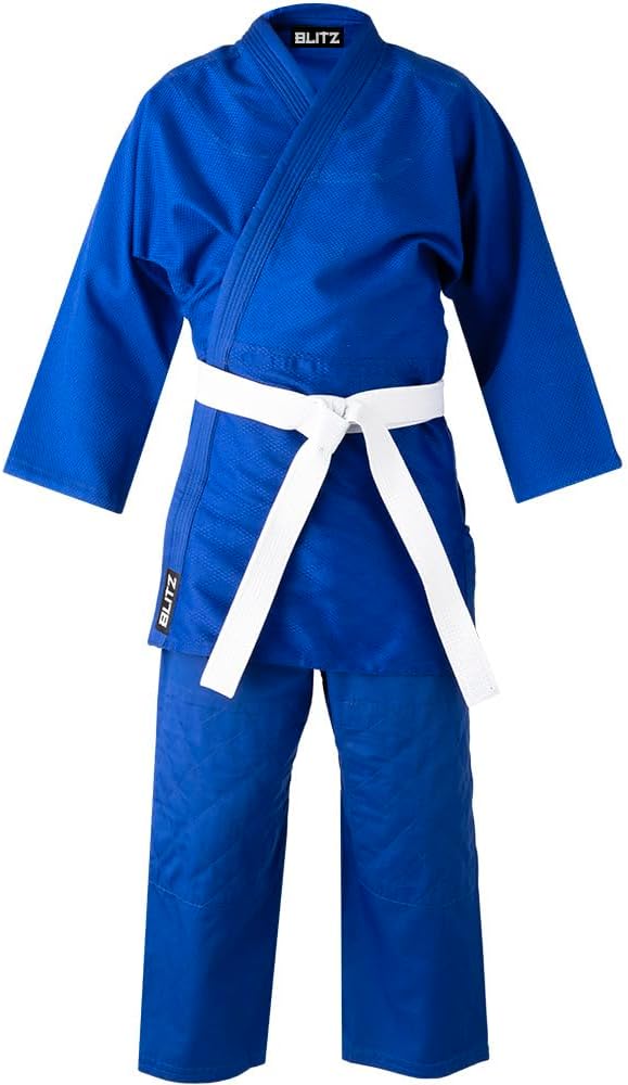 Blitz Judo Gi Blue 4/170cm Size 7oz 65/35 Polyester Cotton