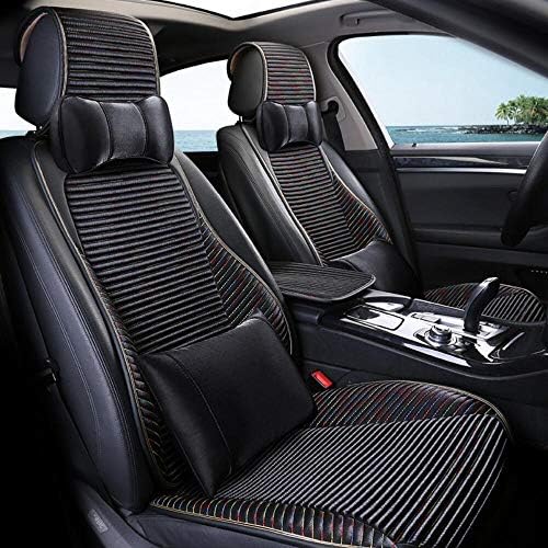 ブランド激安セール会場 車のそば殻の車のシートカバープロテクター調節可能な取り外し可能な自動シートクッション 黒