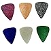 Ukulele Picks (6 Pack Multi Colors) - Uke Felt Pick Feltrum - Fits Hawaiian Uke Soprano Concert Tenor & Baritone by NewEights