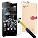 BACAMA Tempered Glass Screen Protector for Huawei P8 [2-Pack] HD Clear 99% Touch Screen Responsive (NOT for P8 Lite)
