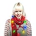 Windy City Novelties 20 Pack LED Christmas 9 Bulb Necklace with 6 Light Dynamic Modes for Adults and Kids Christmas Parties
