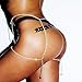 BleuMoo Sexy Women Shiny Crystal Rhinestone Thigh Leg Chain Body Chain Sexy Jewelry
