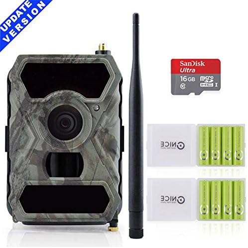 3g Wireless Trail Camera 12MP AT&amp;T Invisible IR Deer Camera with Night Vision.HUNTOOLER 1080 HD Trail Cameras for Deer Hunting.C10 Memory Card and Outdoor Sports Battery for Professional Use Included.
