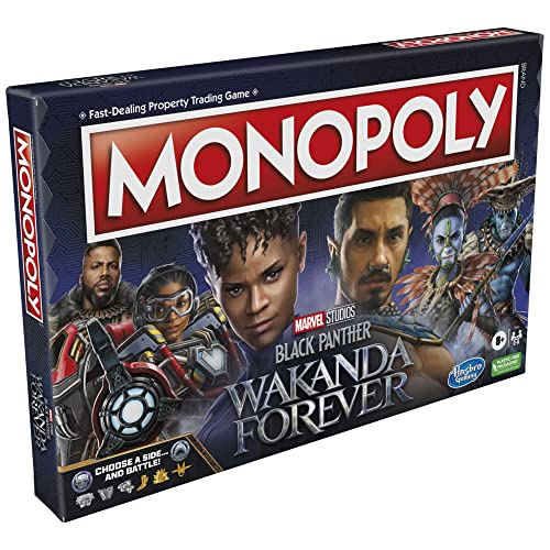 Hasbro Gaming Monopoly Marvel Studios' Black Panther Wakanda Forever