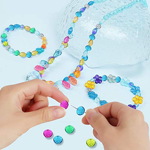 1mm Bracelet String, YGDZ Clear Elastic Cord Stretchy Crystal Thread