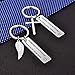 Godparents Proposal Gifts for Baptism Thank You to New God Parents Christening Gift Godmother Keychain, Godfather Keychain (Set of 2)