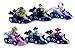 Coolinko 6 Mario Kart Pull Back Cars 2 Inch PVC Toys with 6