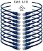 iMBAPrice 0.5 Ft (6 inch) Cat6 Ethernet Network Patch Cable RJ45 (10 Pack) Blue