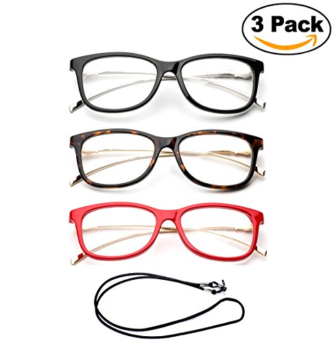 Newbee Fashion Cateye Metal Frame Comfortable Stylish High Quality Readers Cheaters Side Temple Print Reading Glasses for Women with Bifocal Lenses