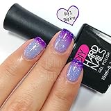 Temperature Color Changing UV Soak Off Gel Nail Polish â€“ Ice Queenâ€“ Professional Grade â€“ Requires UV or LED Nail Lamp â€“ BONUS Downloadable at Home Gel Nail Guide Included