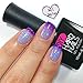 Temperature Color Changing UV Soak Off Gel Nail Polish - Ice Queen- Professional Grade - Requires UV or LED Nail Lamp - BONUS Downloadable at Home Gel Nail Guide Included