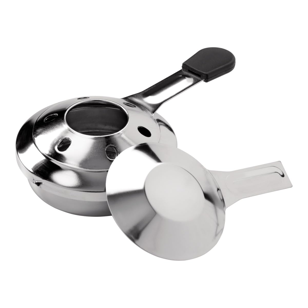 Kuhn Rikon Unfilled Paste Burner for Fondue Cooking. Suitable for Other Burners - Not Just Kuhn Rikon. 17.5 x 9.5 x 5cm, Silver