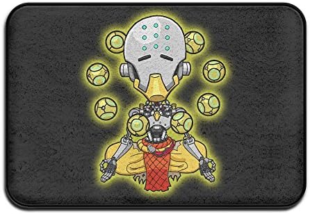 MSKOOK Games Overwatch Zenyatta Doormats / Entrance Rug Floor Mats Doormats