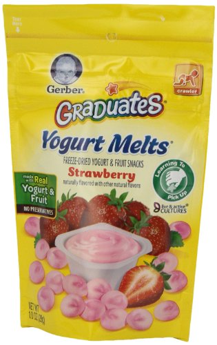 Gerber Graduates Yogurt Melts Strawberry, 1 oz