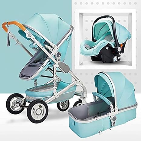 green stroller travel system