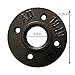 3/4'' Malleable Black Iron Floor Flange Threaded Bearing Pipe Fittings for Industrial Furniture/DIY Decor (3/4 inch) 10 Pack Flanges - by NODNAL Co.