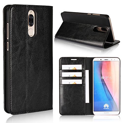 Huawei mate 10 lite case,icovercase genuine leather wal…