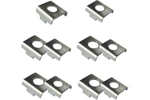 Vertical Brackets for Training Wheels 10 Pack with Mount Plate Gasket Designed to Support Children's Stability 23mm and 25mm